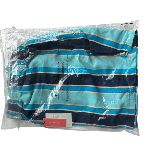 Le Club Striped Haya Blue Swim Shorts XXL - Picture 5 of 15